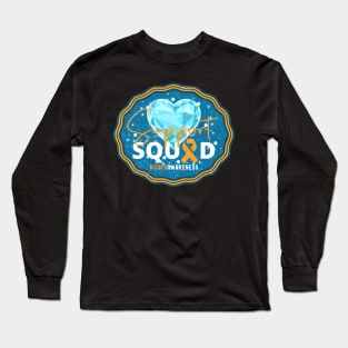 COPD Awareness Support Squad Crystal Heart Edition Long Sleeve T-Shirt